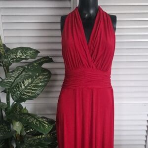 Jones Studio Red Maxi Dress